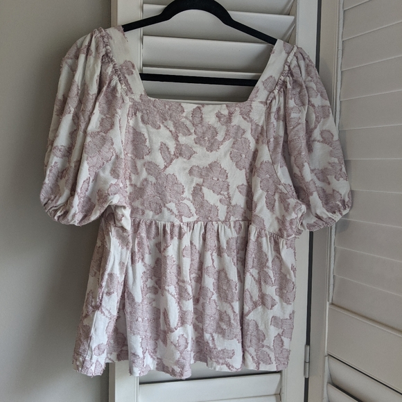 Maeve Batia Textured Babydoll Top (sold by Anthropologie) - Picture 9 of 10